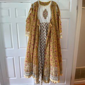 Semi-Formal Indian Gown + Cape